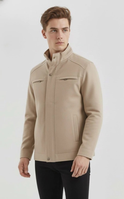 Campera Bando Nevada Gamuza con Piel 26-8070